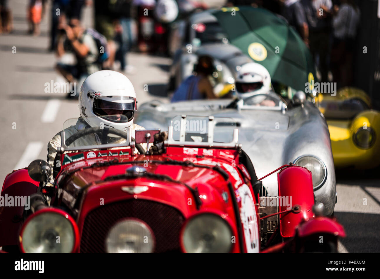 "Sounds der Geschwindigkeit "Classic Car Event, Salzburgring, Österreich Stockfoto