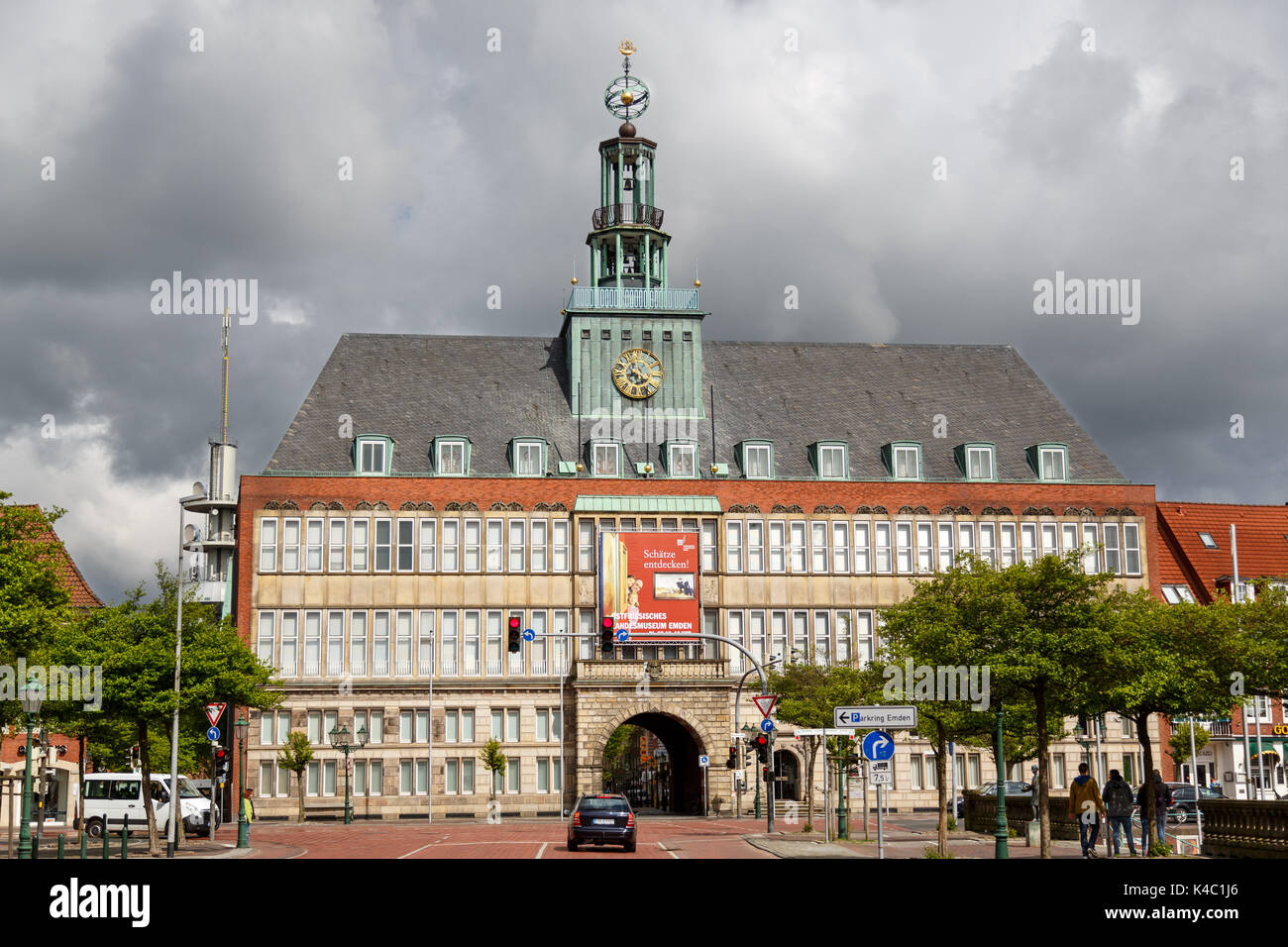 Emder Rathaus Stockfoto