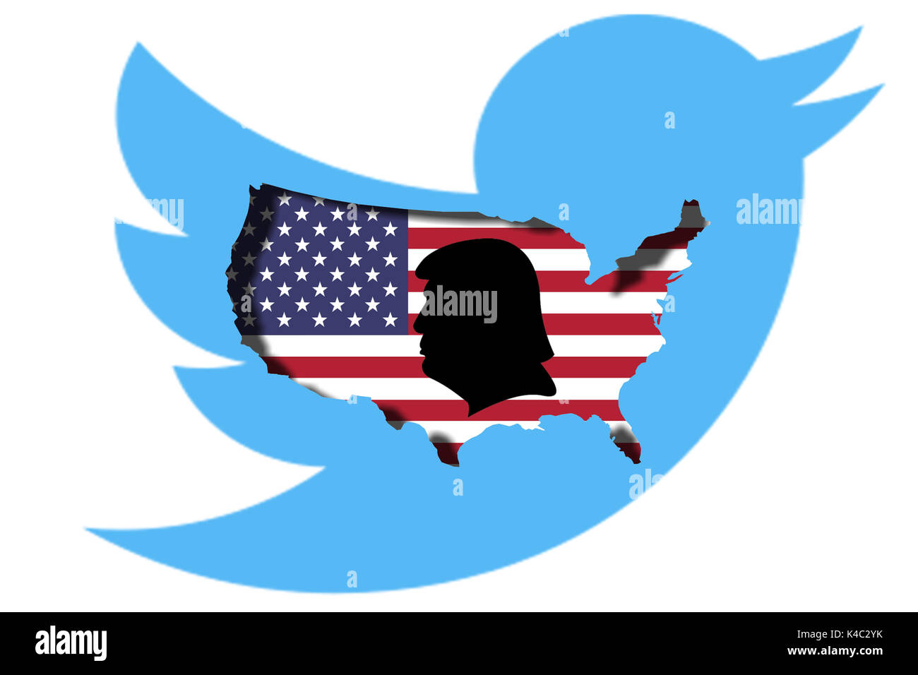 Twitter Präsidentschaft Von Donald Trump Stockfoto