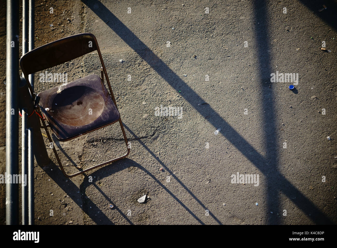 Sitz der Ansicht von Oben Stockfoto