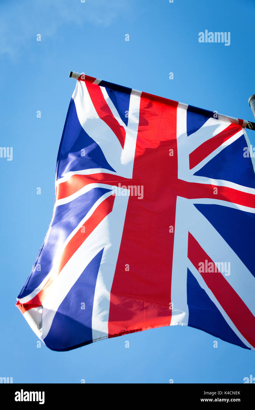 Flagge von Großbritannien, der Unionjack Stockfoto