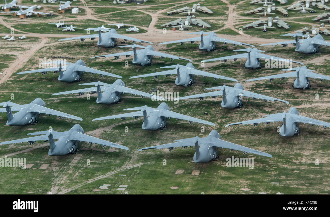 United States Air Force Boneyard Stockfoto