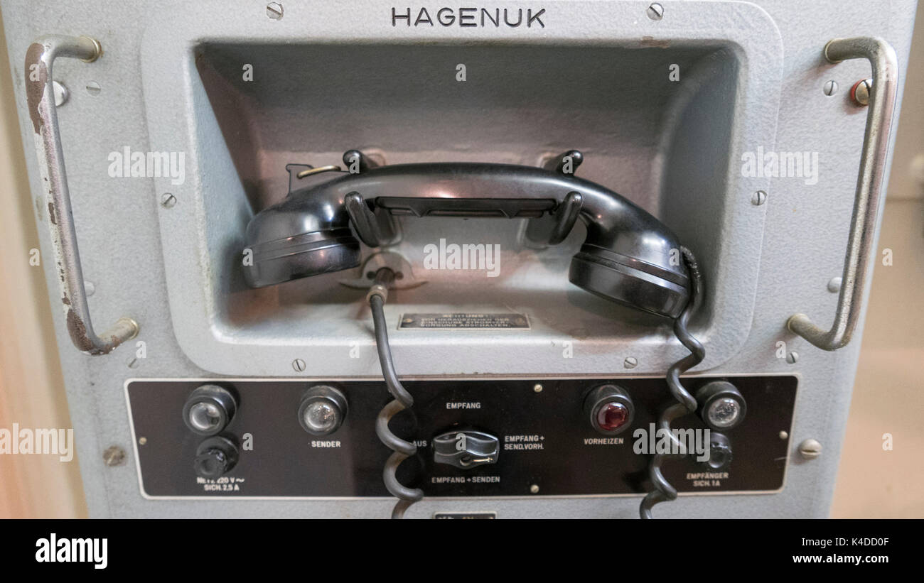 Historische Hagenuk Handy in grau und schwarz Stockfoto