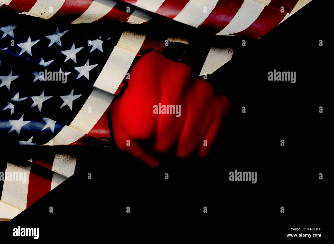 USA-Flagge Stockfoto