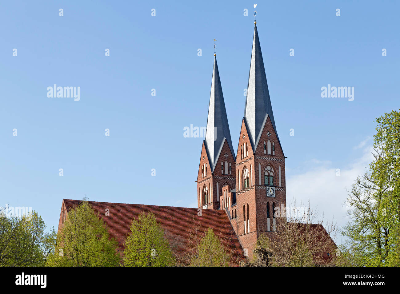 Klosterkirche St. Trinitatis, Neuruppin, Brandenburg, Deutschland Stockfoto