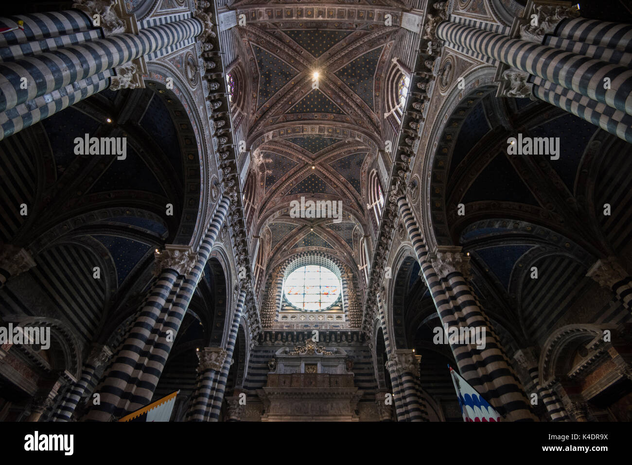 In Siena Catedral, Siena Toskana Italien Europa EU Stockfoto