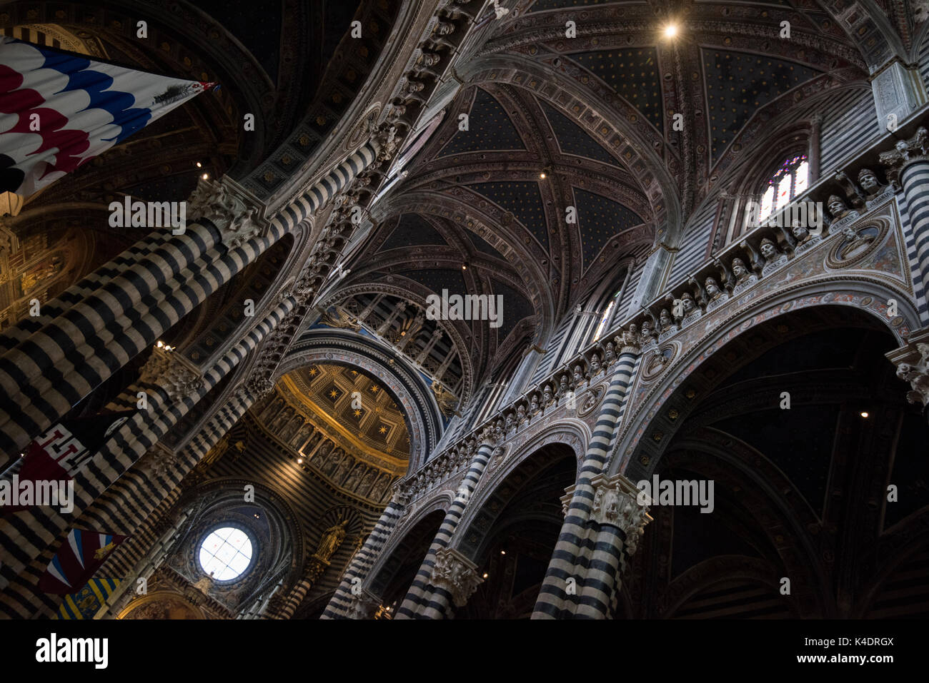 In Siena Catedral, Siena Toskana Italien Europa EU Stockfoto