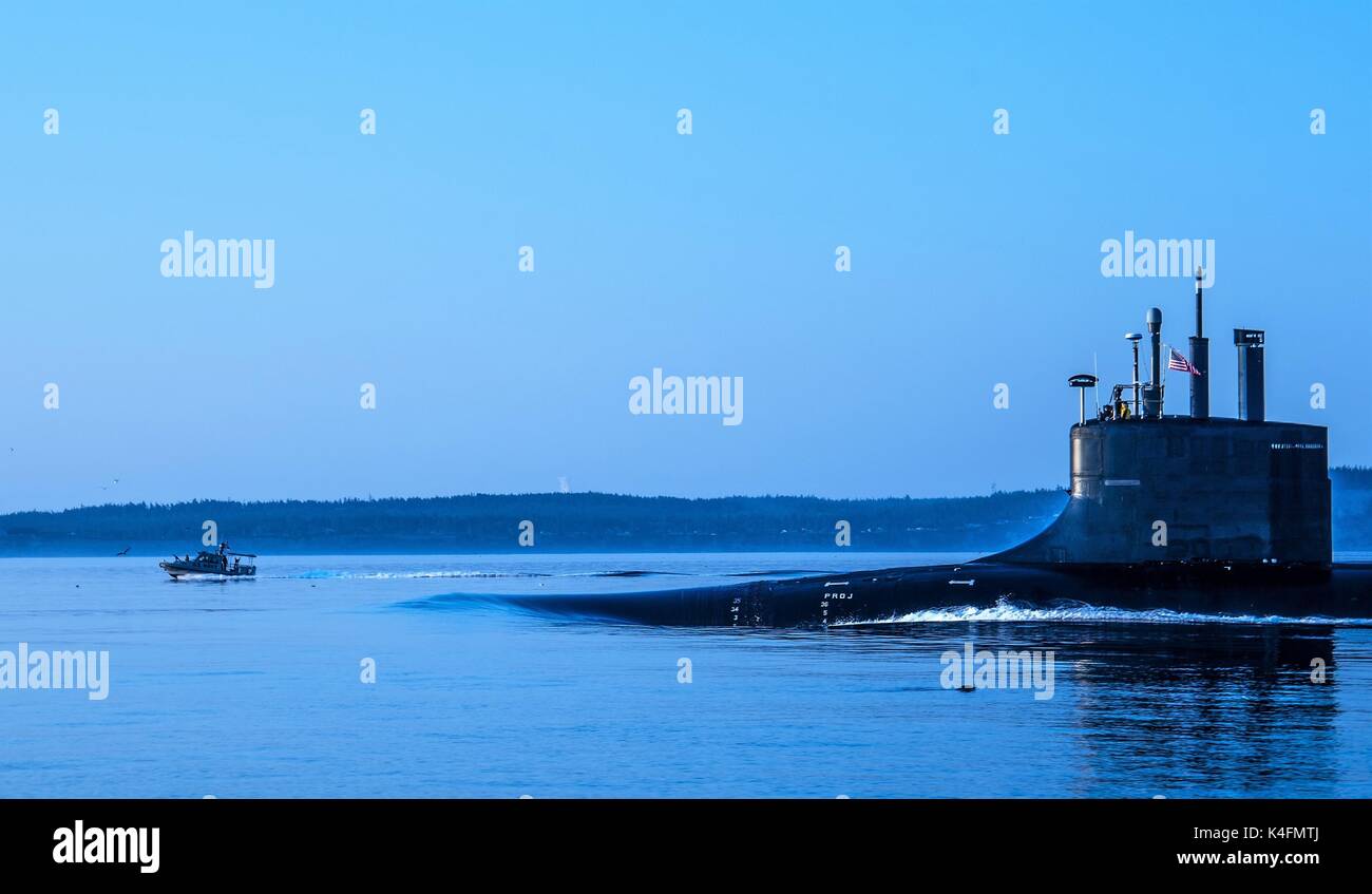 Seawolf-Klasse schnell-Angriffs-U-Boot USS Connecticut (SSN 22) Stockfoto