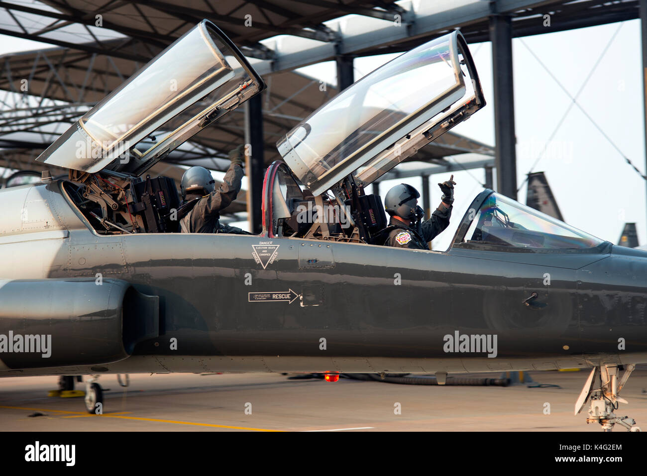 United States Air Force Piloten Stockfoto