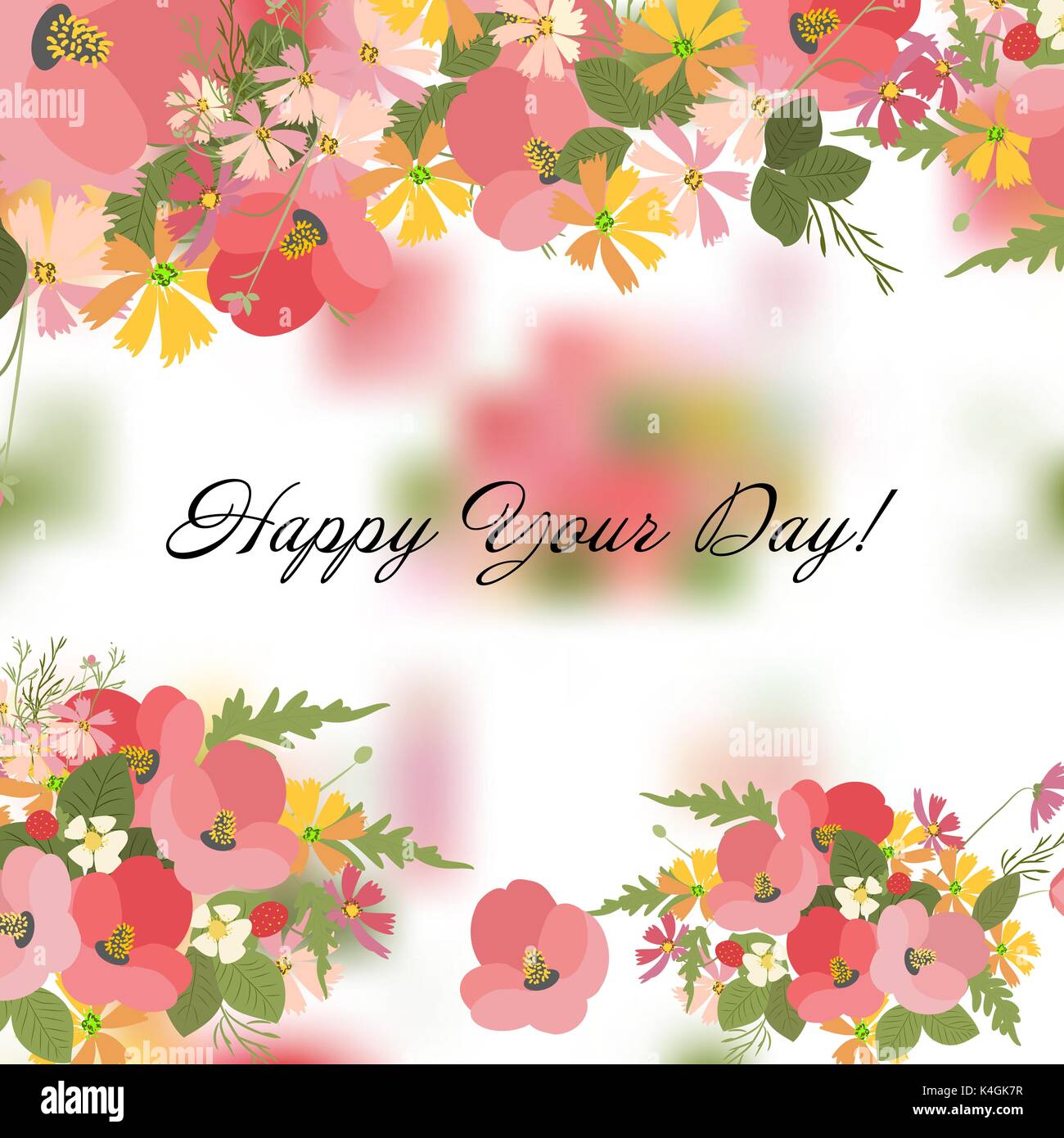 Vintage romantische Vektor der modischen Blumensträuße. Stock Vektor