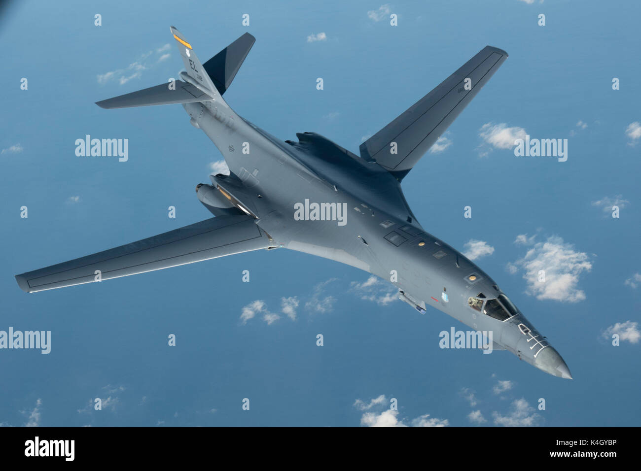 B-1 B Lancer Tanken Stockfoto