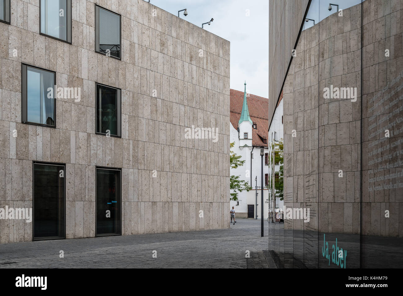 Ohel Jakob Synagoge und Jüdisches Museum in München Stockfoto