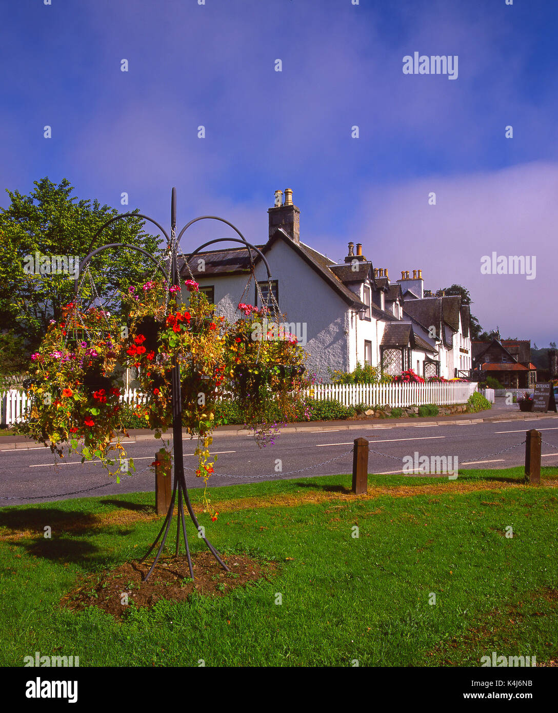 Anfang Herbst Szene in Kenmore, Argyll Stockfoto