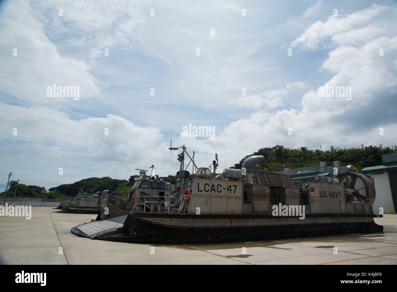 Landing Craft Luftkissen (LCAC), Stockfoto