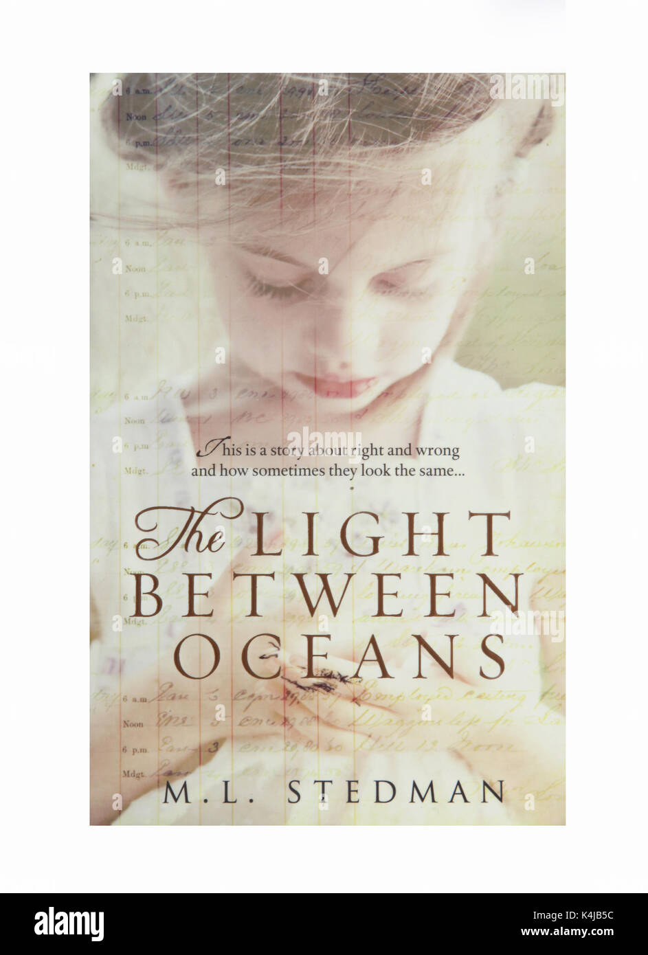 Der Roman, Das Licht zwischen Ozeanen von m.l Stedman Stockfoto