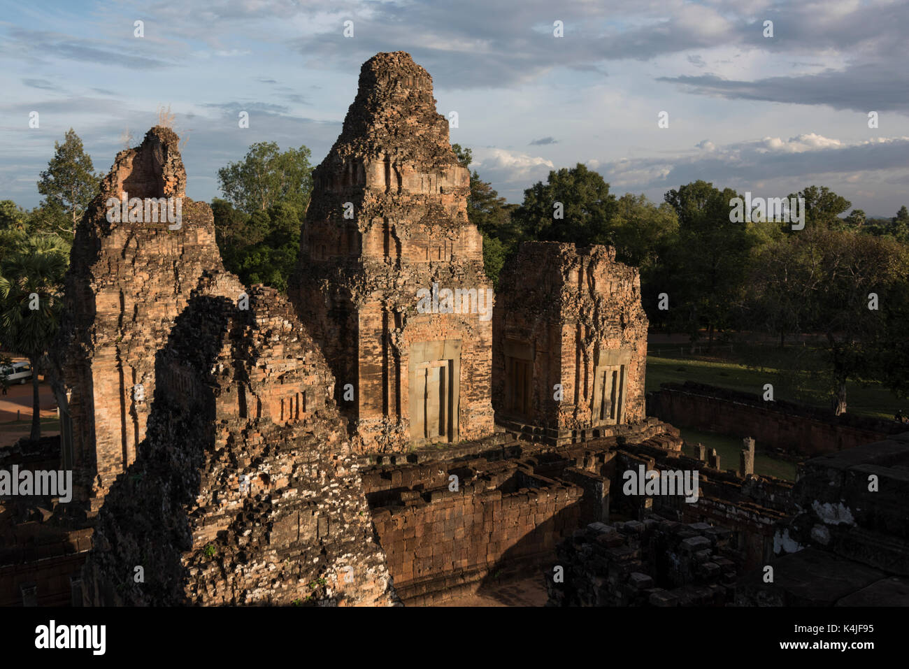 Ansicht von Pre Rup Tempel, krong Siem Reap, Siem Reap, Kambodscha Stockfoto