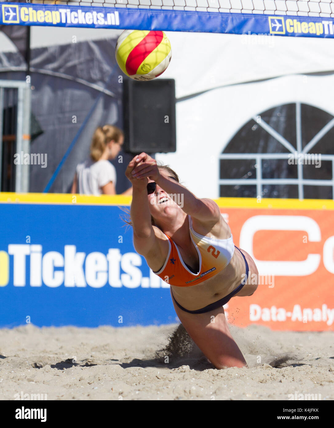 Beachvolleyball Stockfoto