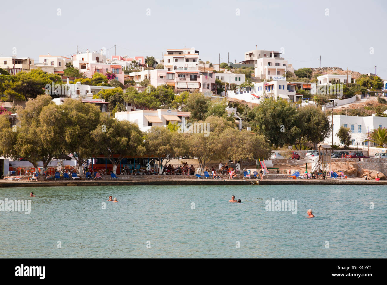 Azolimos Strand, Insel Syros, Kykladen, Ägäis, Griechenland, Europa Stockfoto