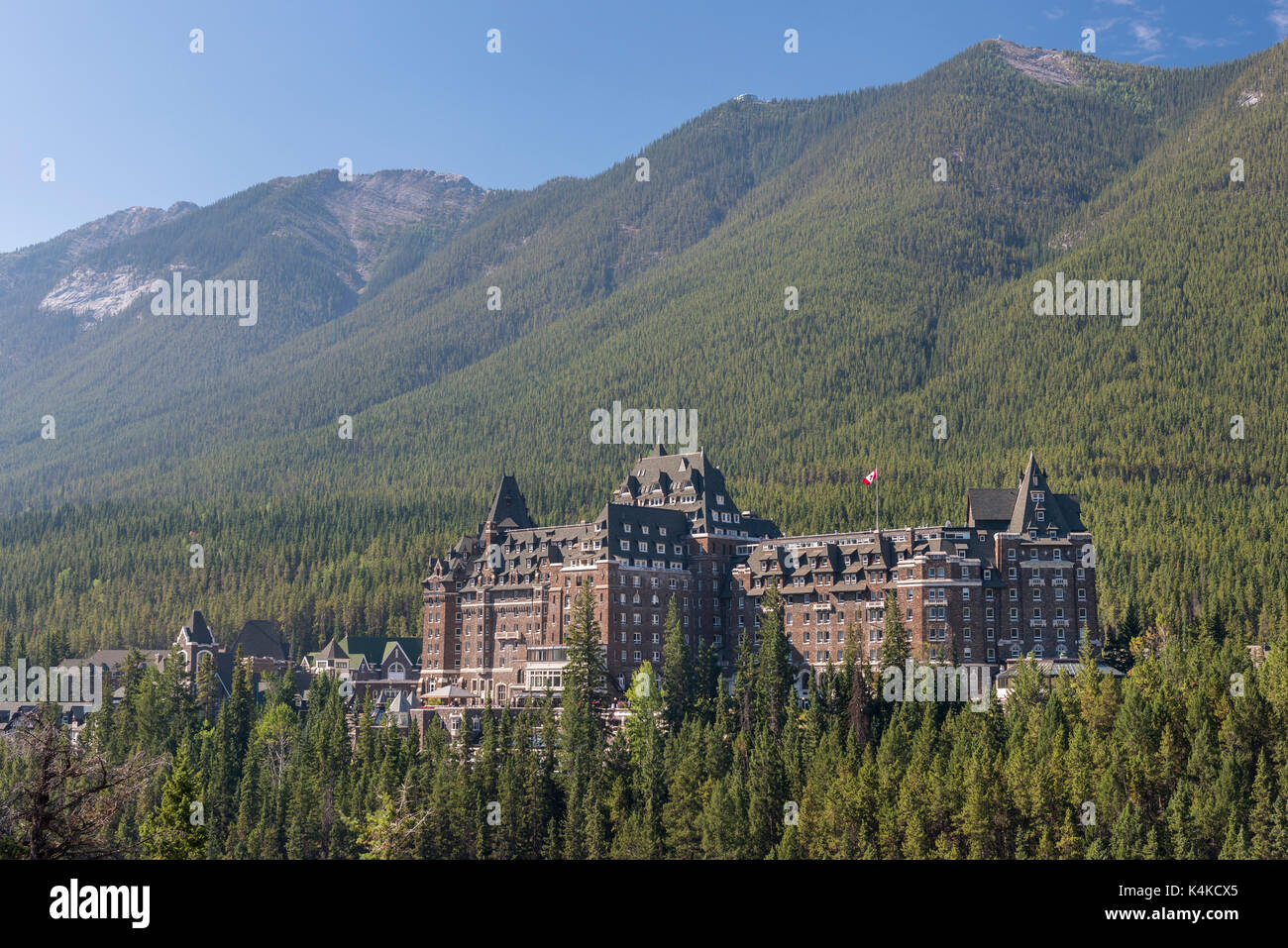 Fairmont Banff Springs Hotel, Banff, Alberta, Kanada Stockfoto