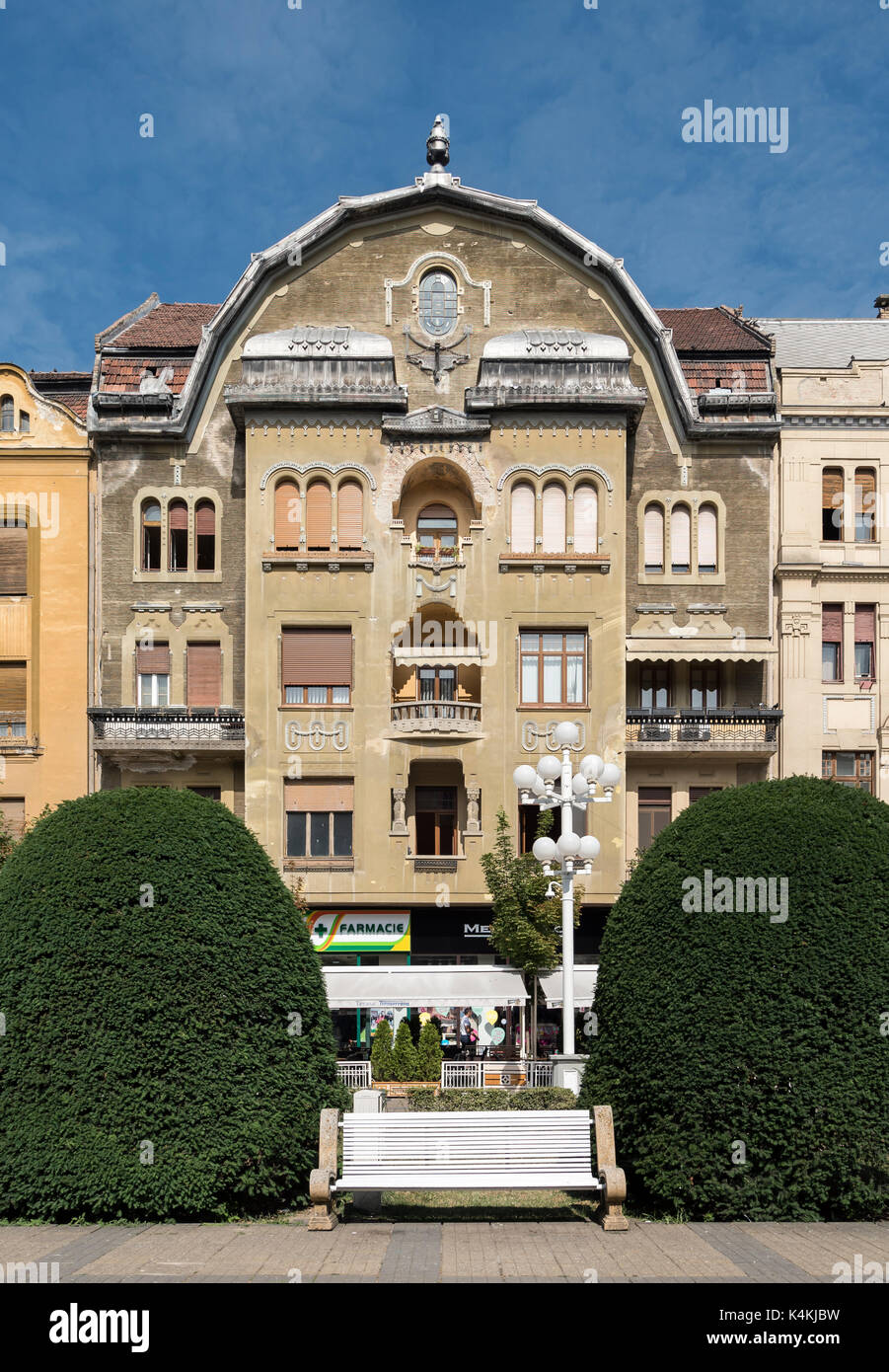 Neuhausz Palace, Siegesplatz, Piata Victoriei, Timisoara, Rumänien Stockfoto