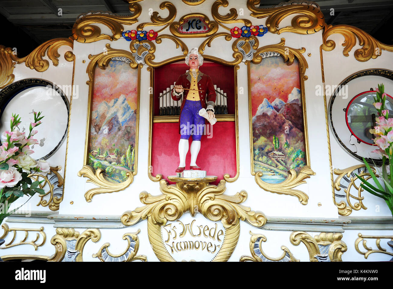 Reisen Sie zurück in der Zeit an Den Gamle durch (die Altstadt), Open air Folk Museum in Aarhus, Dänemark bekannt. Stockfoto