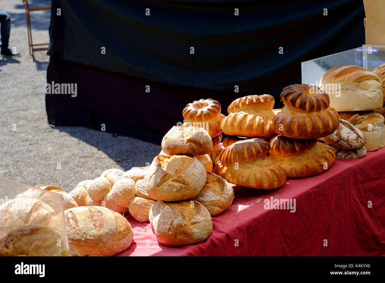 Die Handwerker Markt, Queen Square Badewanne England. Stockfoto