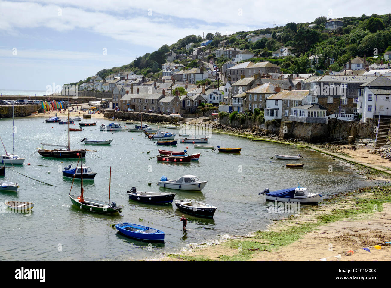 Mousehole Cornwall Cornwall Dorf am Meer England Großbritannien Stockfoto