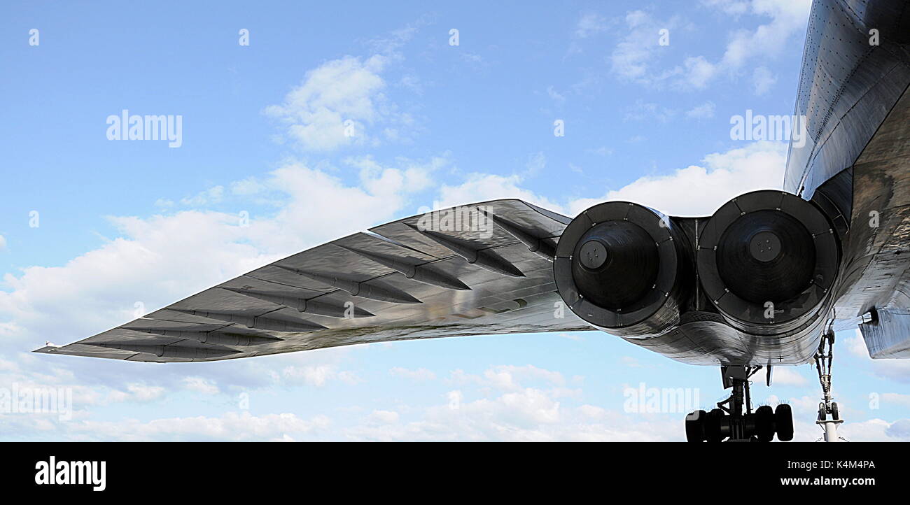 Tupolev Tu 144 Concordski Stockfoto