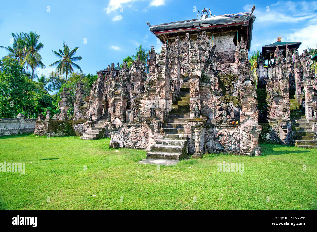 Pura Beji, Indonesien, Bali, Lovina. Stockfoto
