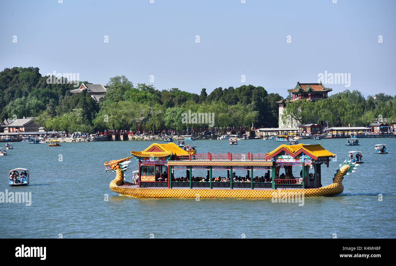 Sommerpalast in Peking, China. Stockfoto