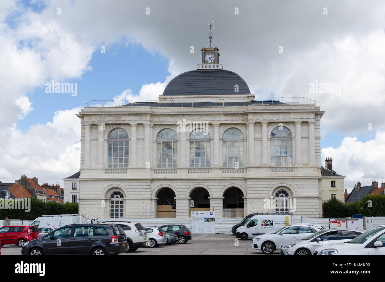 Hotel de Ville oder Rathaus in Boulogne-sur-Mer im Norden Frankreichs Stockfoto
