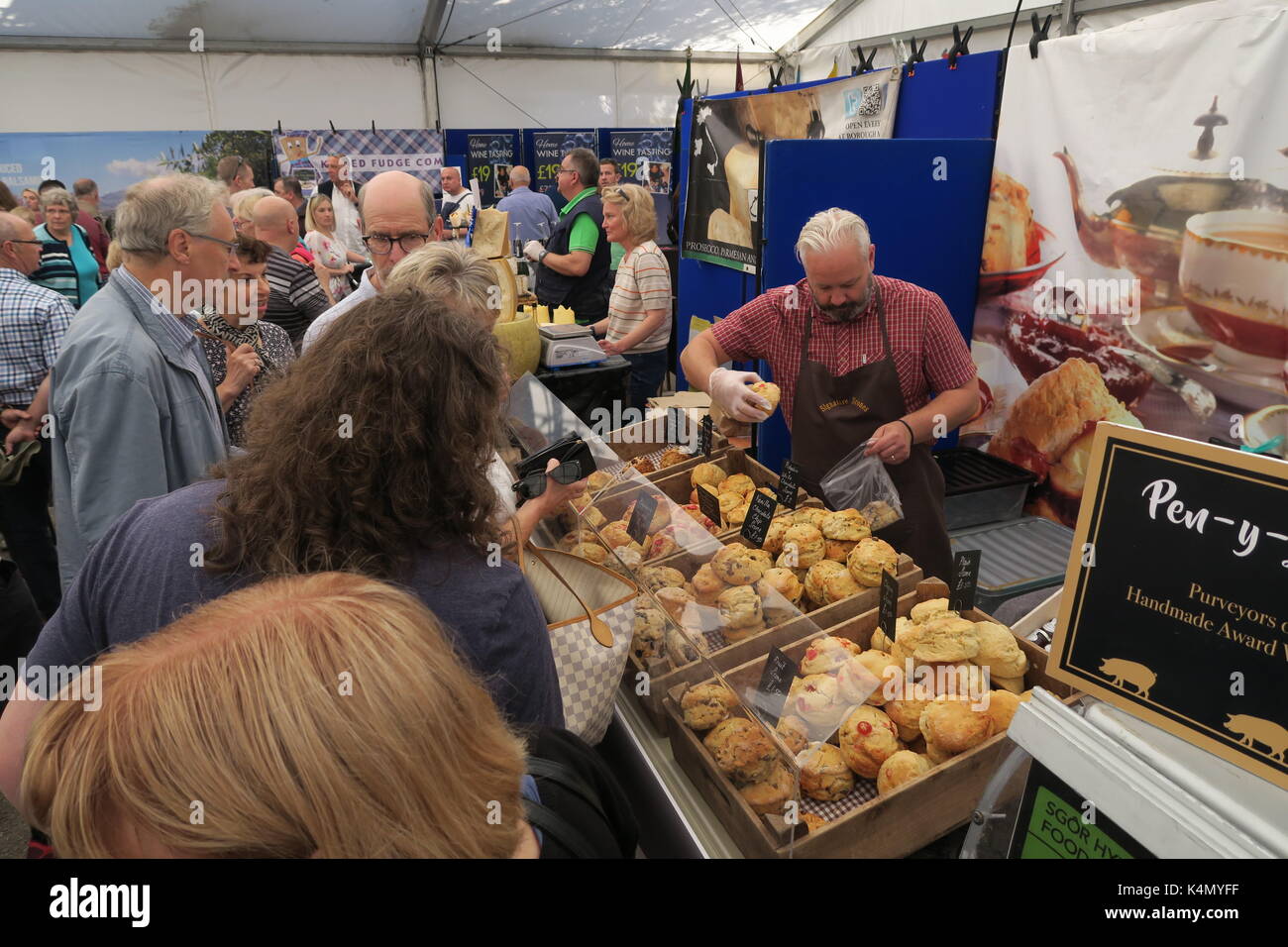 Nantwich Cheshire Food Festival, September 2017 Stockfoto