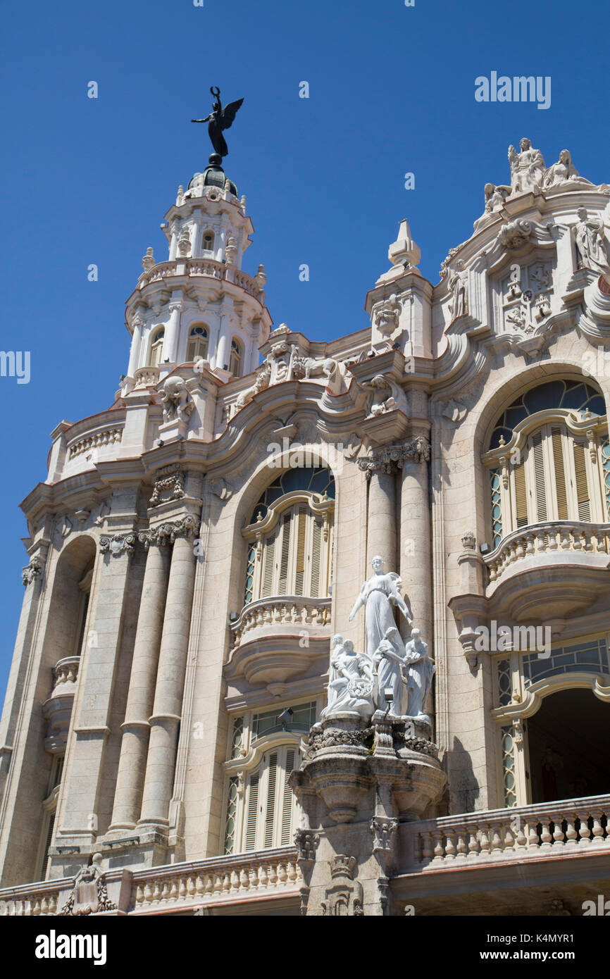 Grand Theatre von Havanna, Centro Habana, Havanna, Kuba, Karibik, Mittelamerika Stockfoto