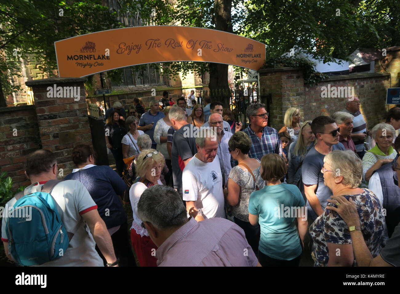 Nantwich Cheshire Food Festival, September 2017 Stockfoto