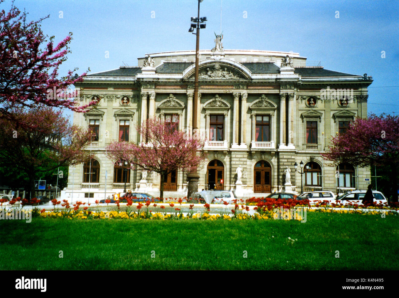 Oper, Genf, Schweiz. Exterieur. Foto N L Stockfoto
