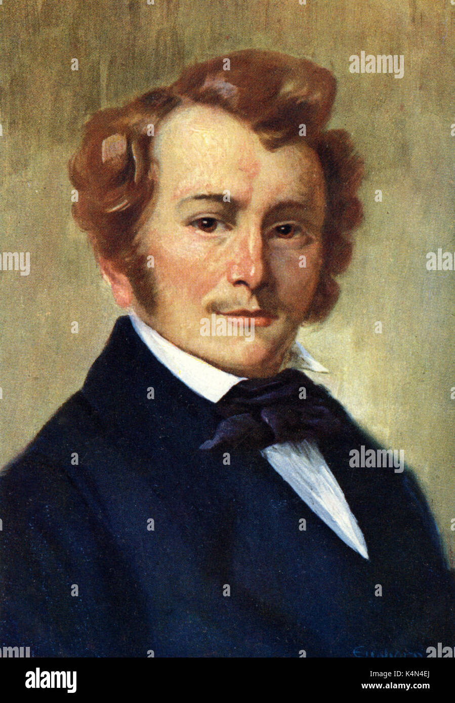 LORTZING, Albert deutsche Komponist/Sänger/Dirigent/Librettist (1801-1851) Stockfoto