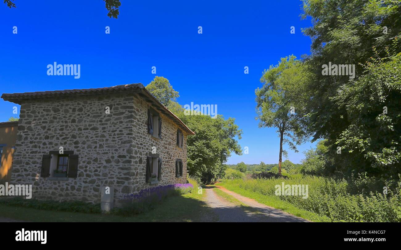 Französisches Haus Stockfoto