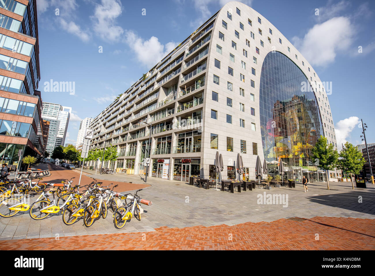 Halle in Rotterdam. Stockfoto