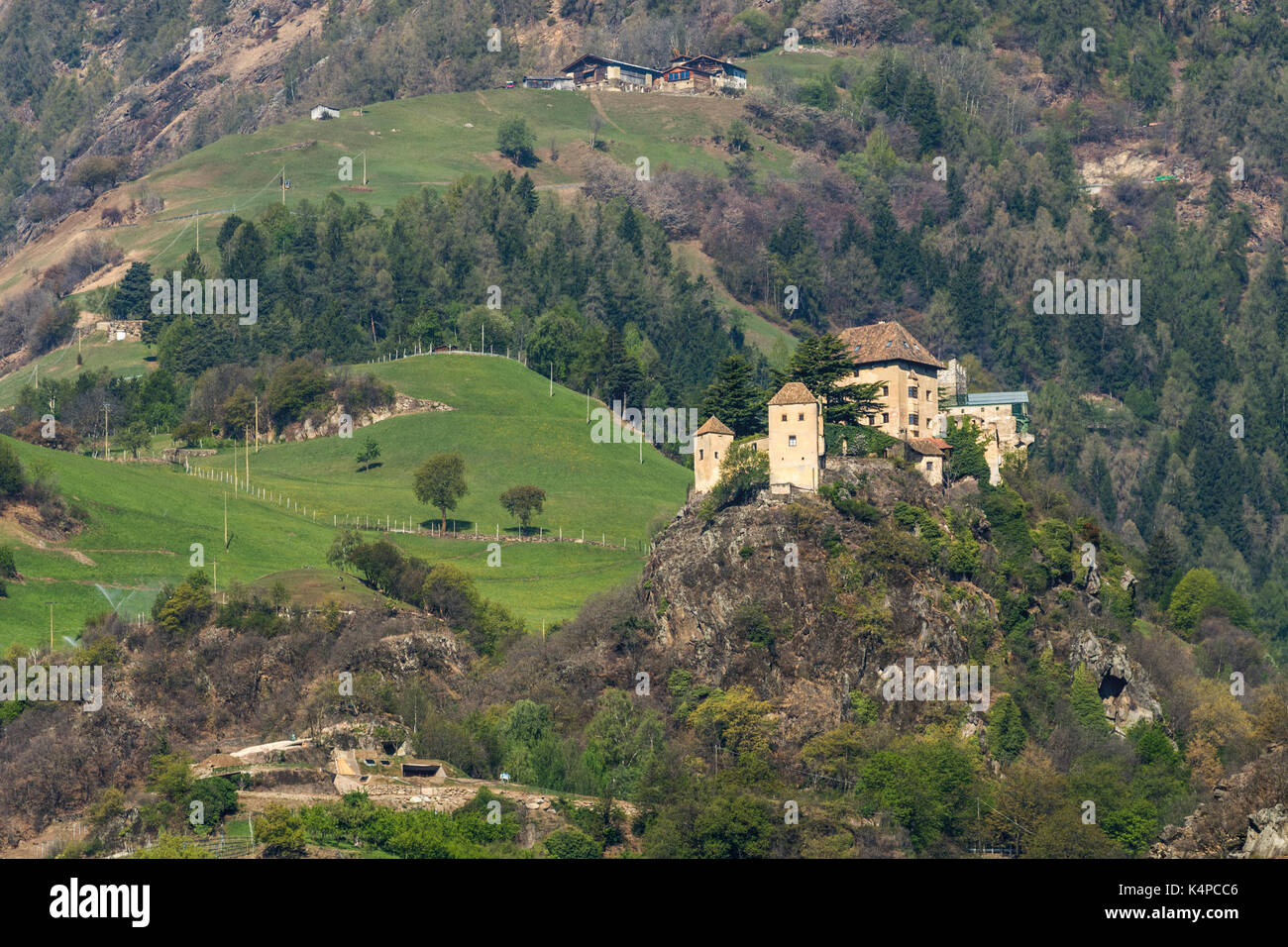 Schloss Juval, Südtirol, Italien Stockfoto