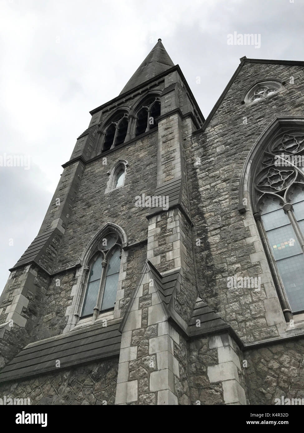 Dublin, Irland - 2 August 2017: Fassade des St. Andrews Kirche in Dublin, Irland Stockfoto