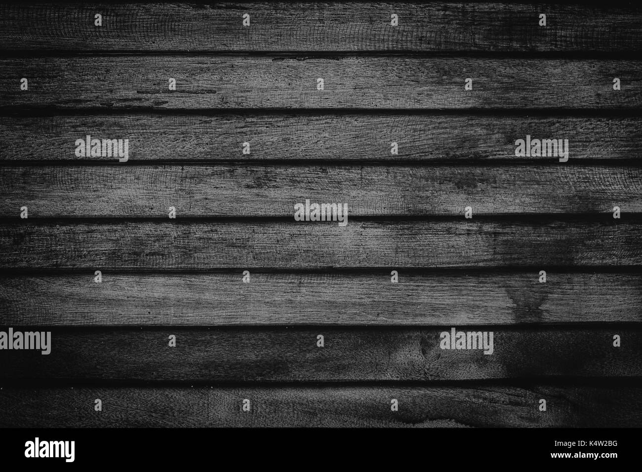 Abstrakte rustikale Oberfläche Dunkler Holztisch Textur Hintergrund. Schließen bis rustikal dunkle Wand aus weißem Holz Tisch Planken Textur. Rustikale Dunkler Holztisch Stockfoto