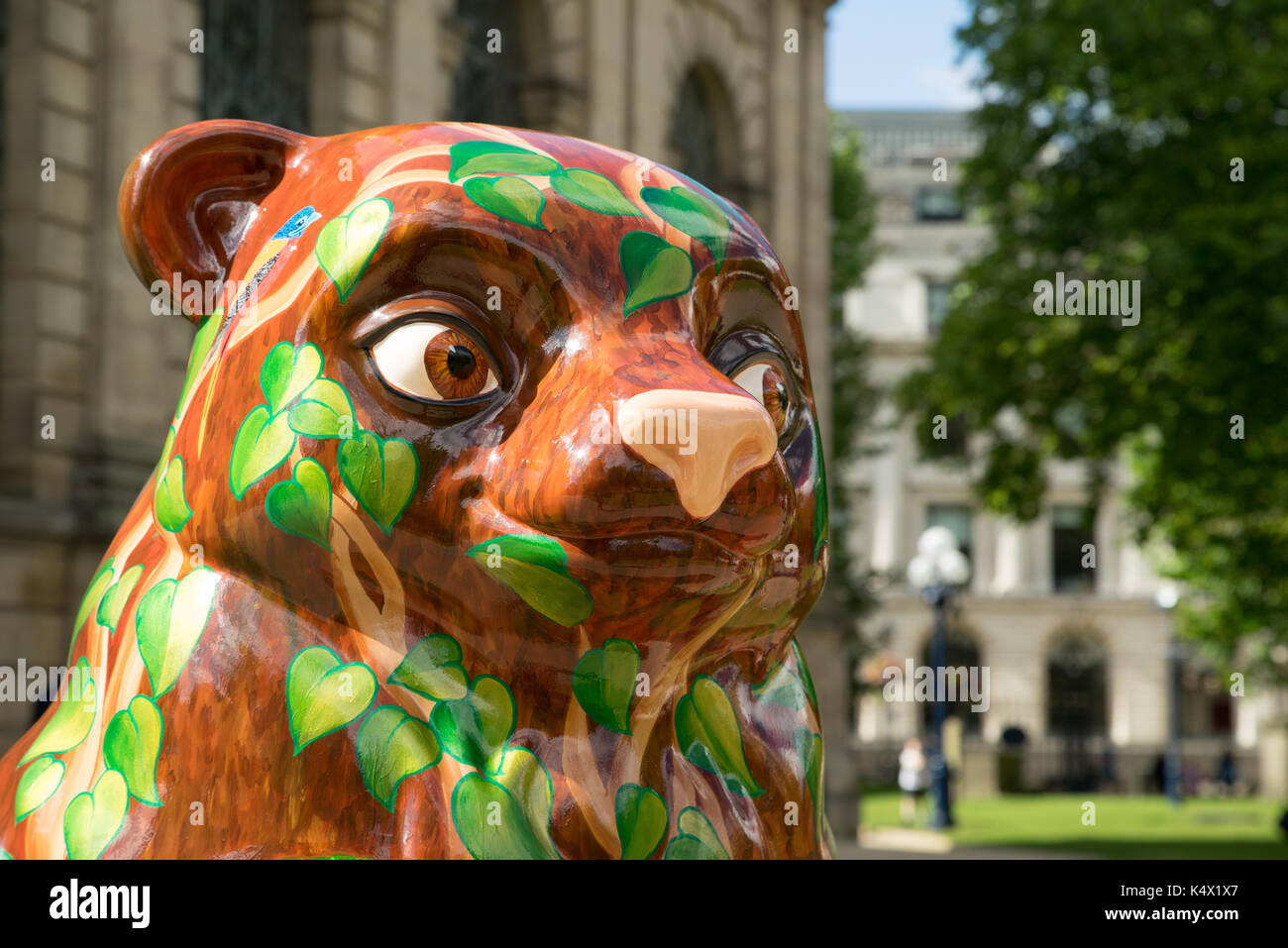 Die großen Sleuth, Birmingham, England, Sommer 2017, Bär Notwendigkeiten Stockfoto