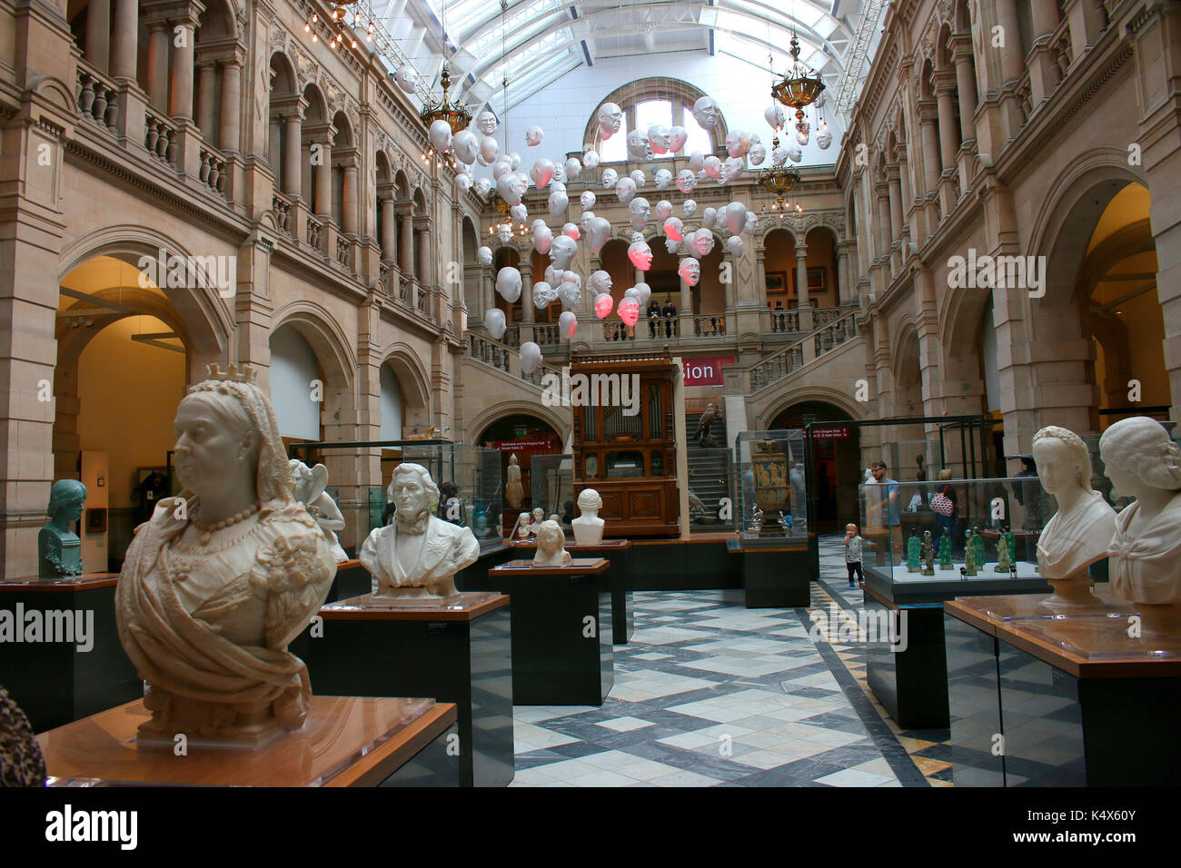 Kelvingrove Art Gallery und Museum, Glasgow, Schottland/ Schottland. Stockfoto