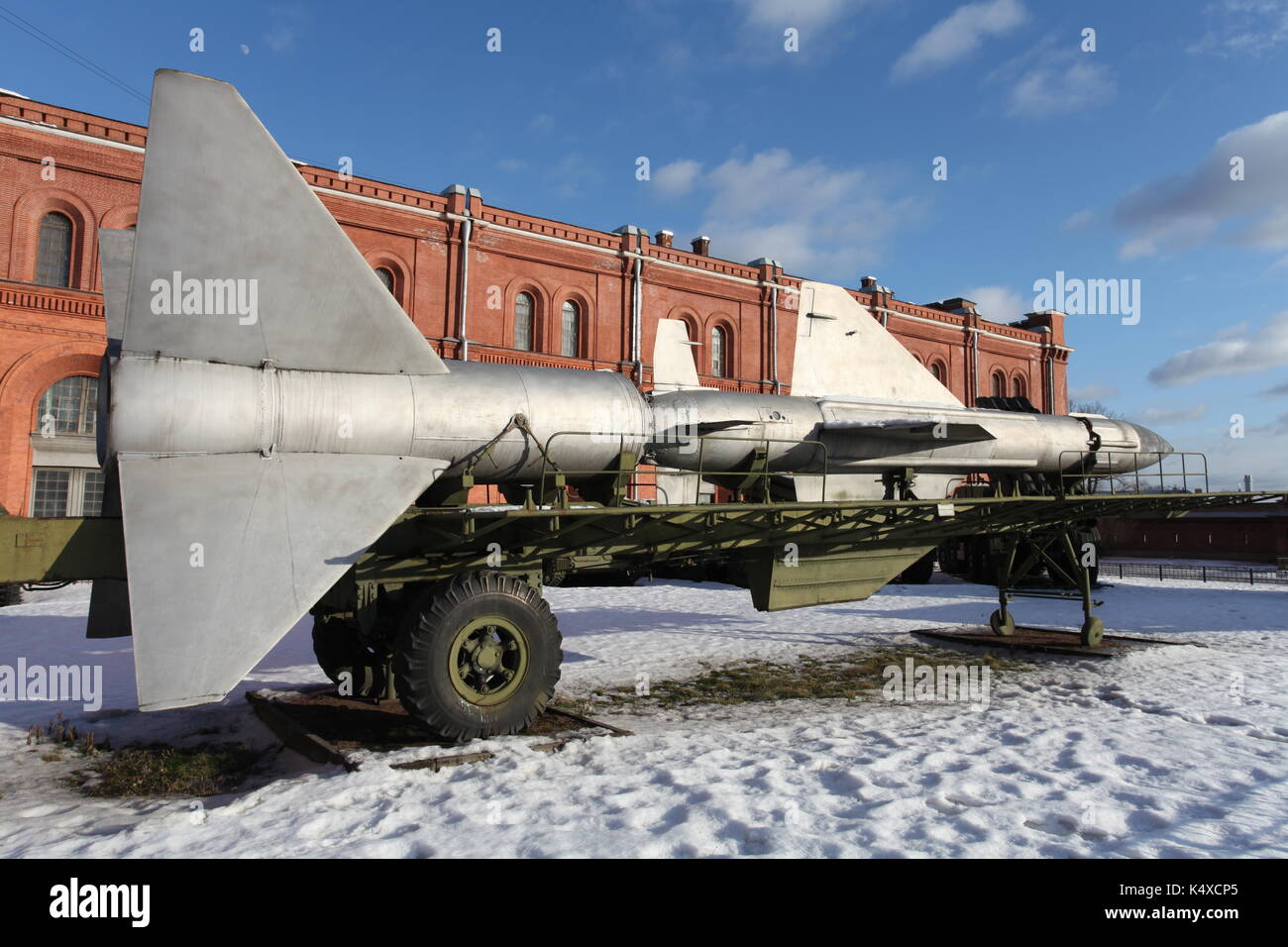 ballistische Flugkörper Stockfoto
