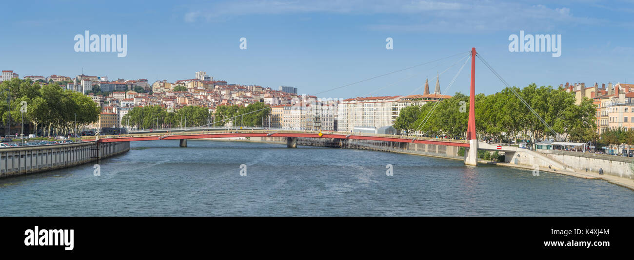 Lyon Stadtbild Stockfoto