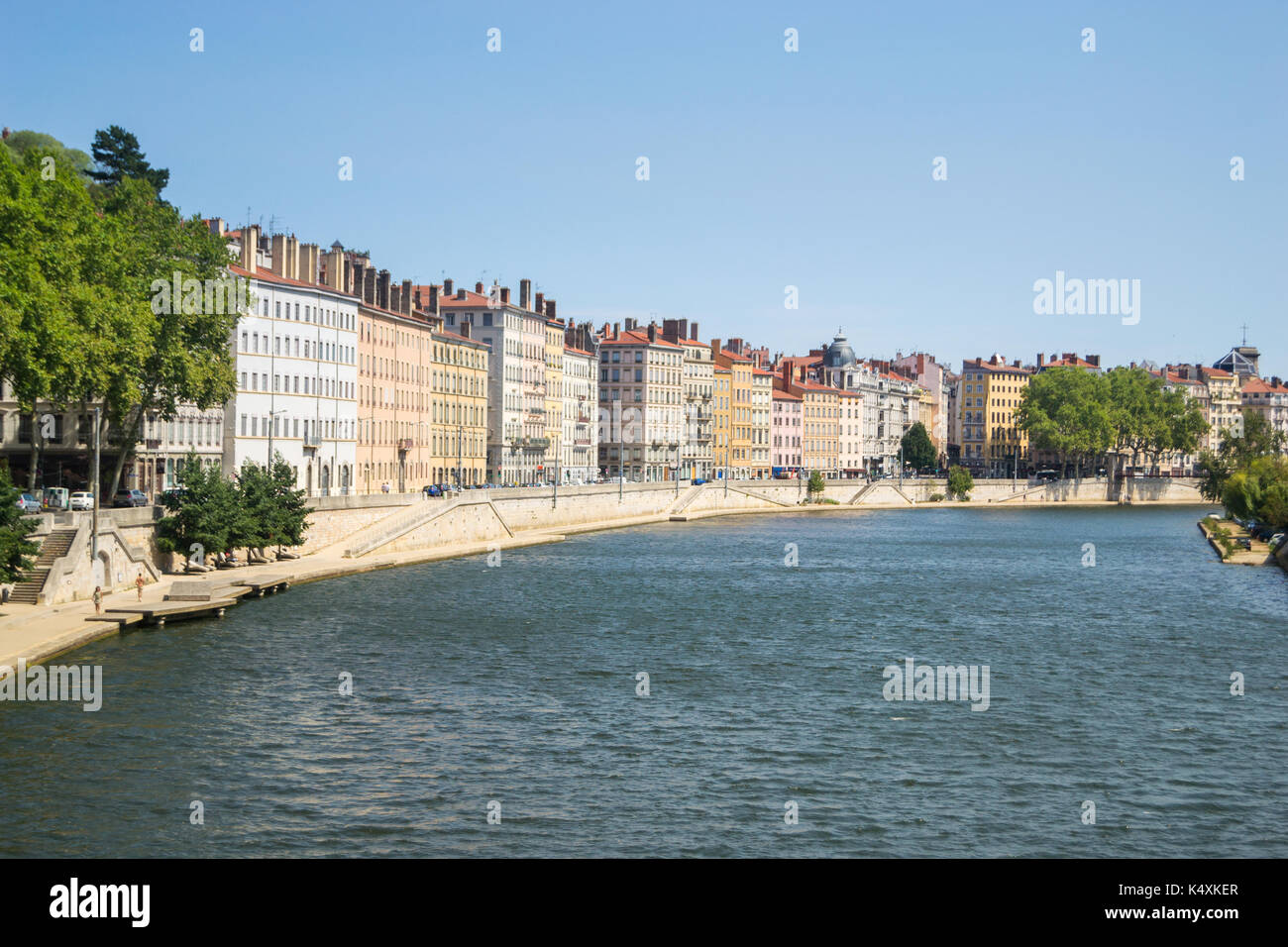 Lyon Stadtbild Stockfoto