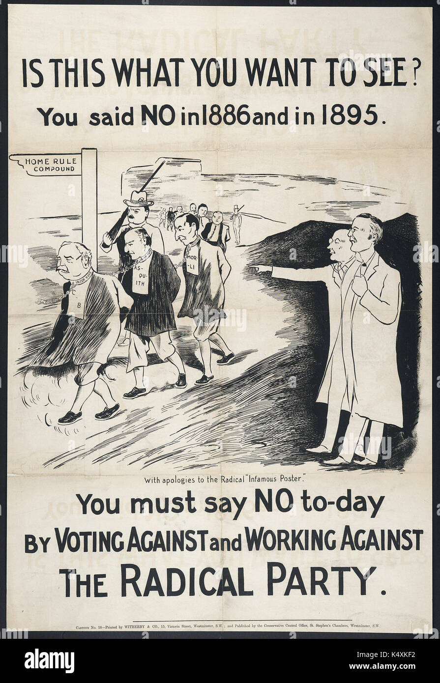 Ist es das, was Sie sehen wollen, - Britische politische Plakate, c 1905 - c 1910 Stockfoto