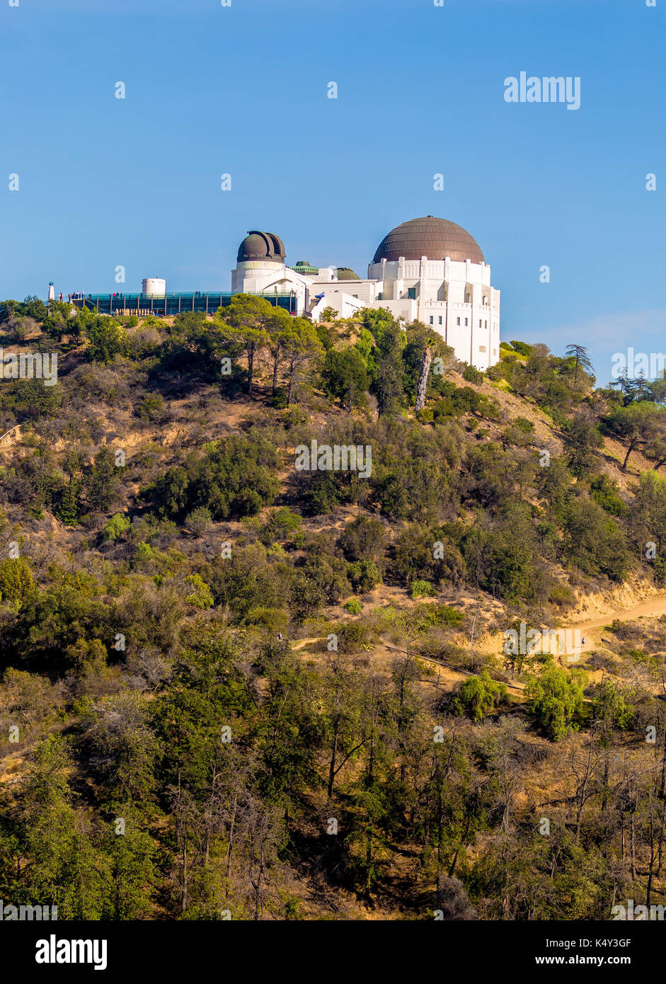 Griffith Observatory in Los Angeles Stockfoto