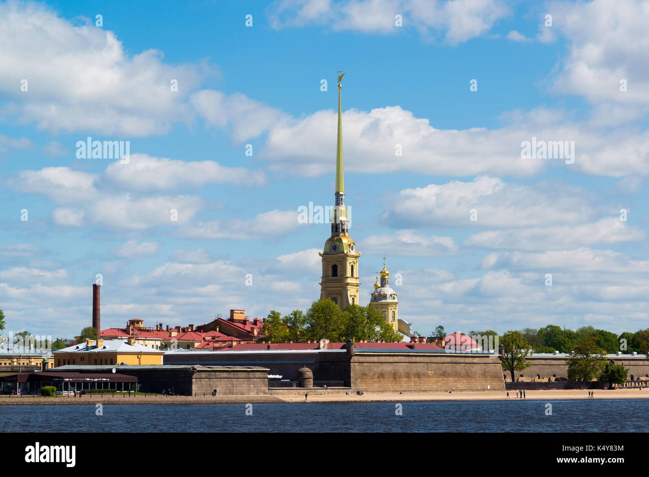 St. Petersburg, Russland - Juni 03. 2017. Peter und Paul Festung und Newa Stockfoto