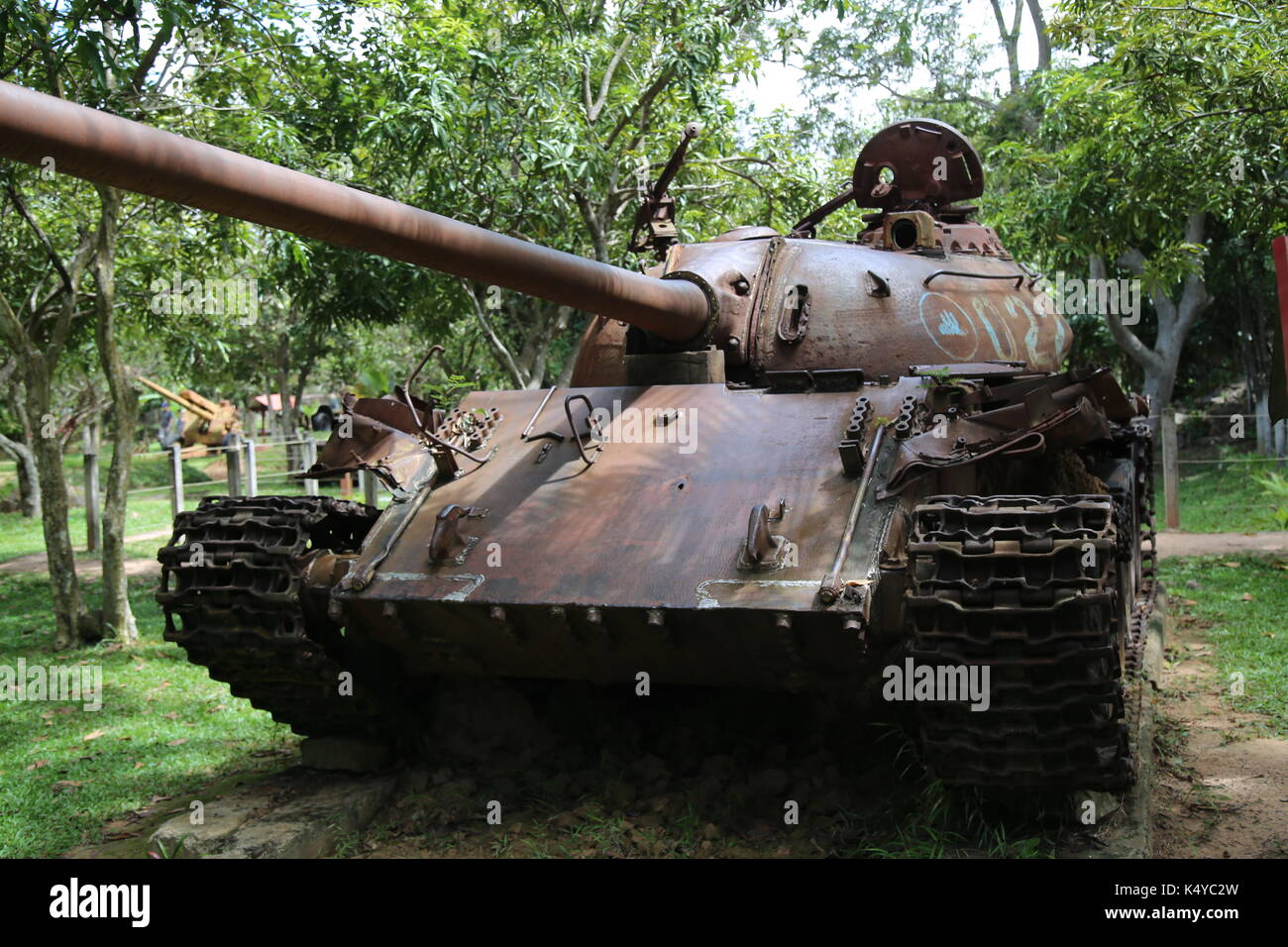 Tank in Kambodscha Stockfoto